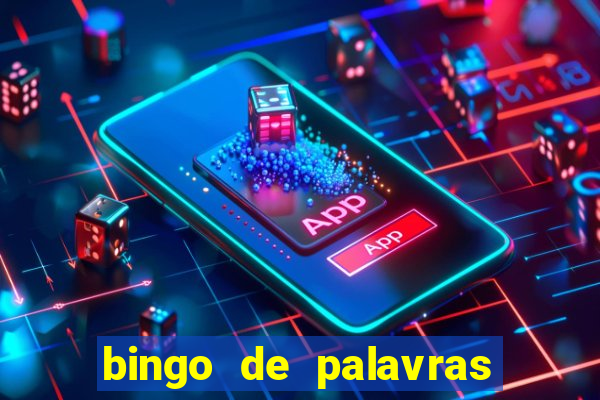 bingo de palavras de natal